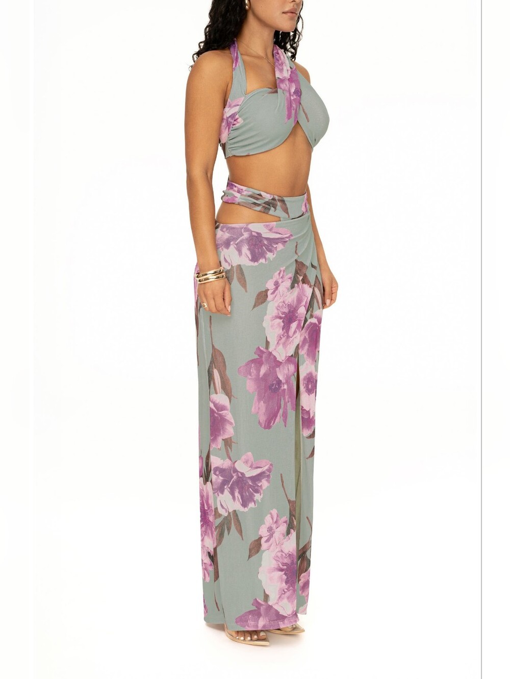 Jluxlabel New Age Crop Top & Skirt Set - Picture 2 of 14